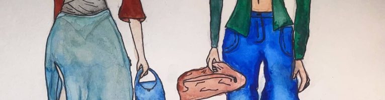 Watercolor Duo – Street Style